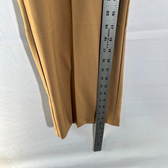 C by One Brown Pull On Womens Wide Leg Dress Pants Medium - Picture 9 of 9